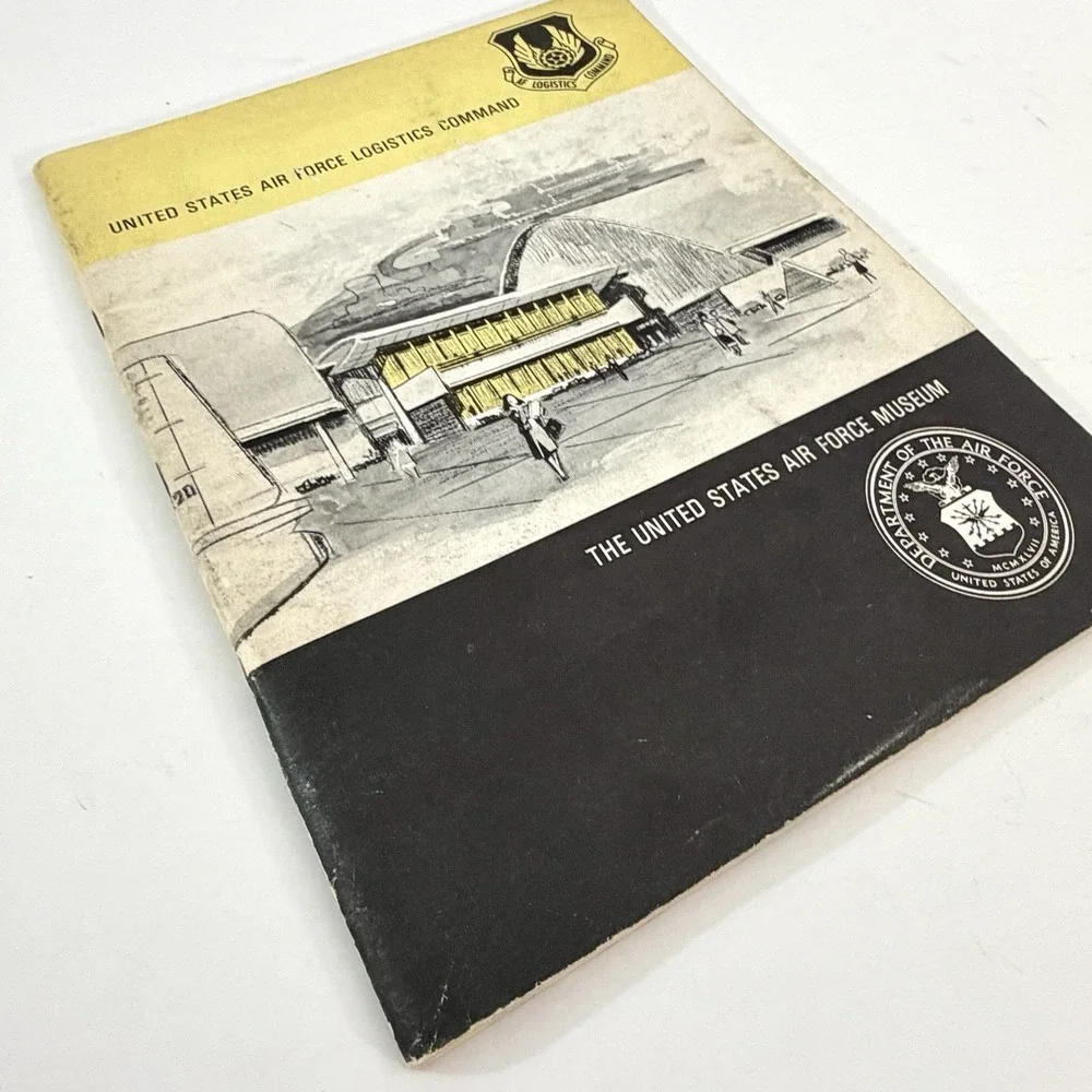 Vintage 1970 US Air Force Museum Guide Booklet Wright Patterson AFB Aviation OH
